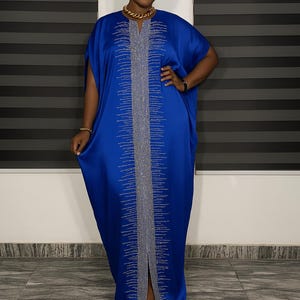 High quality duchess silk dress| Boubou| Rich aunty vibes| African dress| danshiki | Kaftan| Jalabiya| Rich aunty | Nigerian dress| Ankara