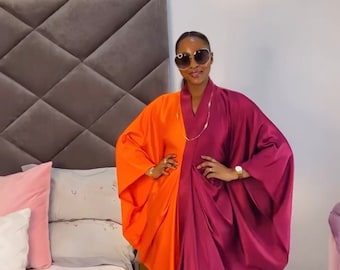 High quality duchess silk dress| Boubou| Rich aunty vibes| African dress| danshiki | Kaftan| Jalabiya| Rich aunty | Nigerian dress| Ankara