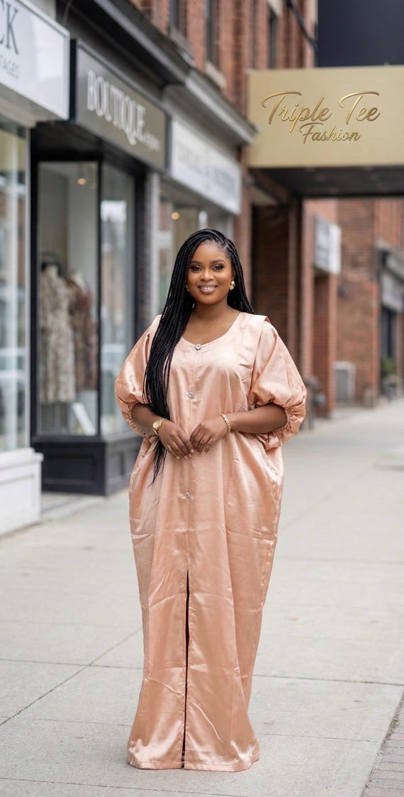 Liquid Mikado Silk Boubou