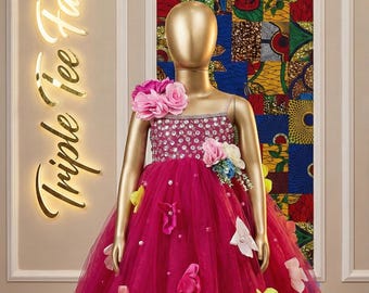 Baby Girl Birthday Ballgown | Flower Girl Dress, Fairytale Style