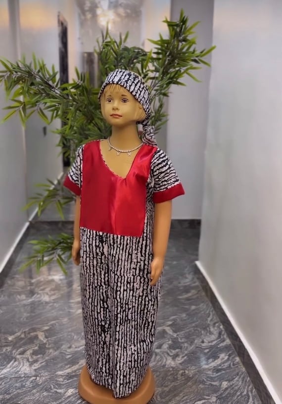 Robe africaine pour enfant Ensemble africain pour bébé fille