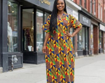 Abito africano Ankara Boubou / caftano nigeriano
