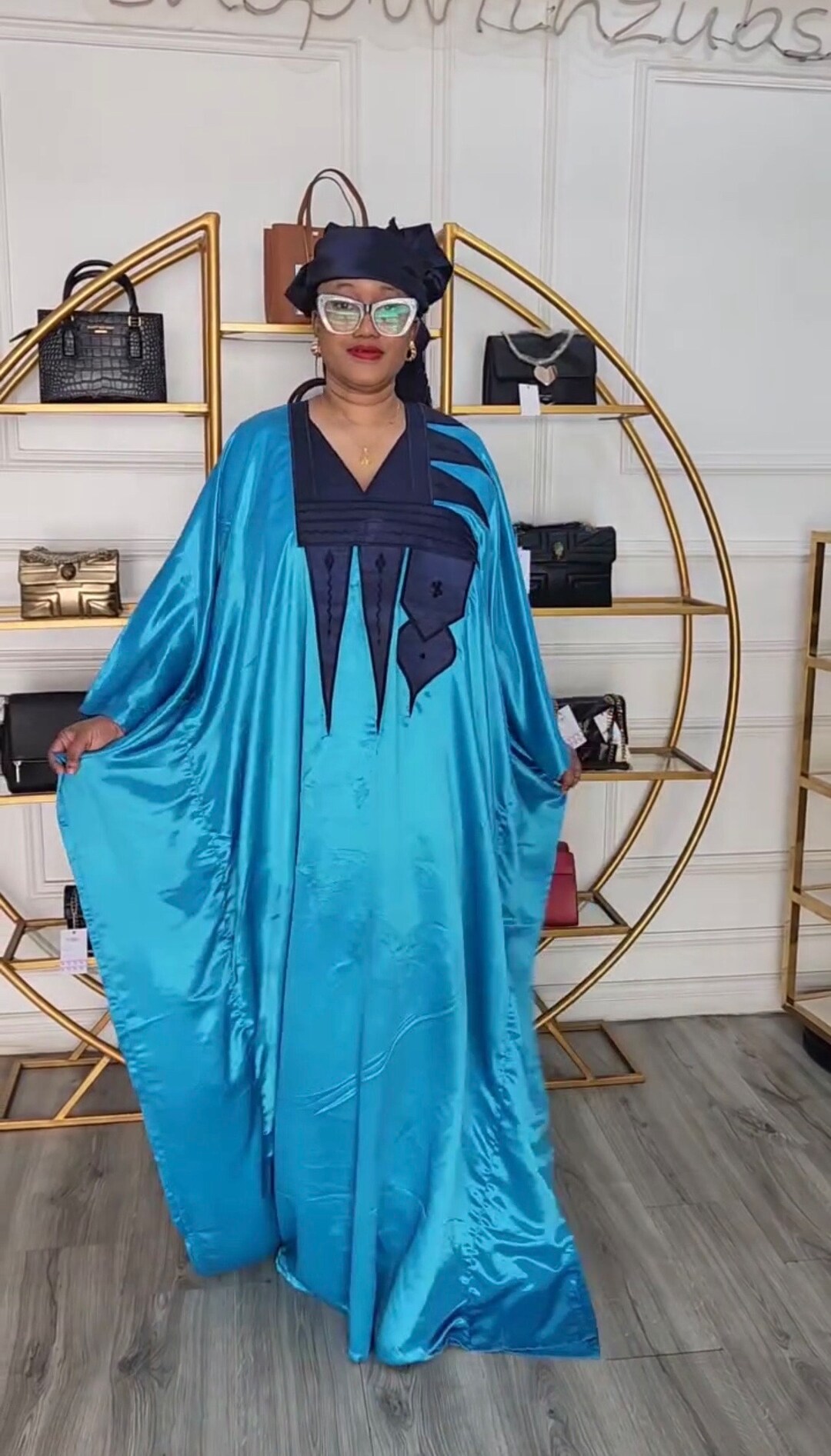 African Embroidery Silk Boubou | Duchess Silk | Long Danshiki | Kaftan ...