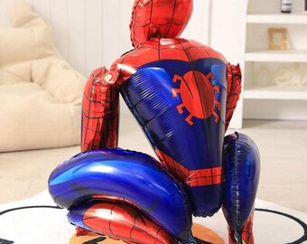 Spiderman 3rd Birthday Balloon Set: Party Decoration