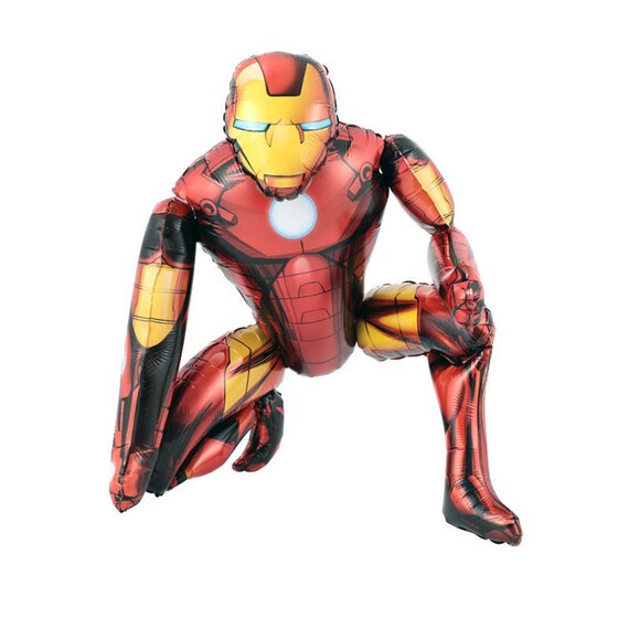 Iron Man Stand Airwalker Balloons Medium Size for Boy Kid Etsy