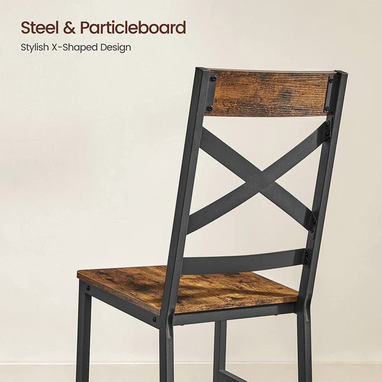 Industrial Dining Room Chairs Set of 2 Ergonomic Design for Etsy