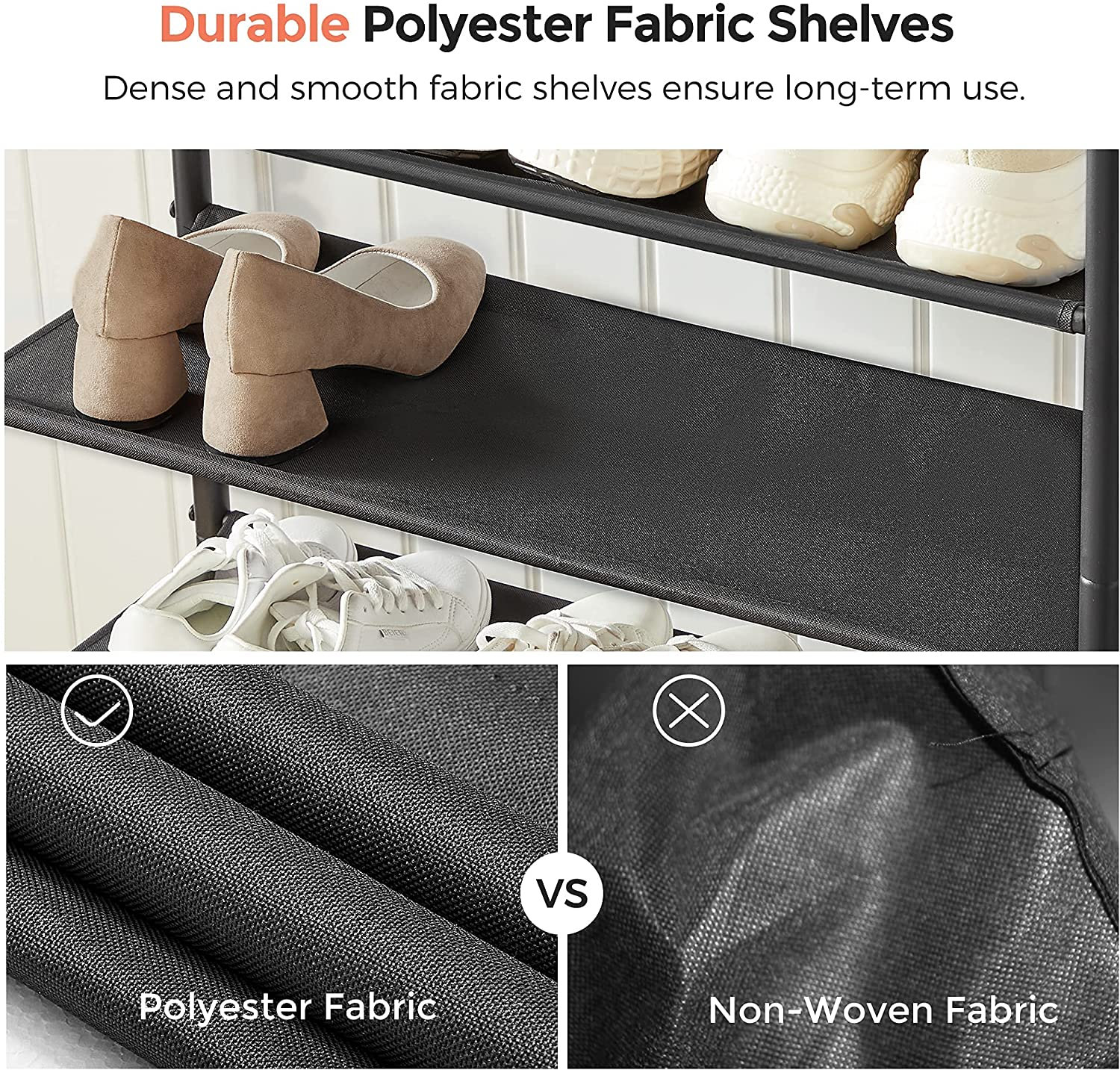 Shoe Rack 4 Tier Narrow Shoe Organizer for Closet Entryway Etsy