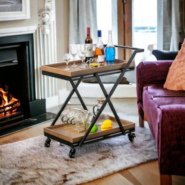 Cart Coffee Table Etsy