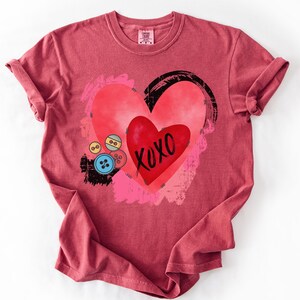 Valentine&#39;s Day Heart Png, Digital Art Valentine Design, Love Png, Sublimation Digital Download, Valentine XOXO digital paint graphic
