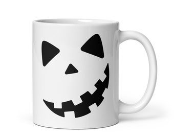 HAPPY JACK-O-LANTERN-Pumpkin Halloween Mug-Halloween Gift-Halloween Mugs- Halloween -Gifts For Cool People- Halloween Coffee Mug
