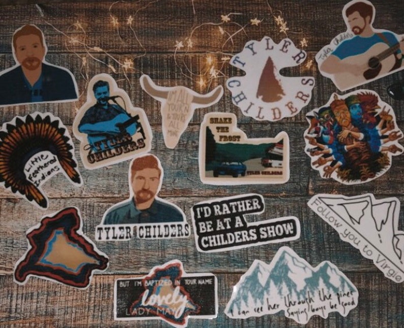 Free Shipping 14 pc Tyler Childers sticker pack 