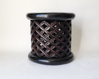 Handmade coffee table- natural | bamileke stool | Cameroonian | traditional African stool