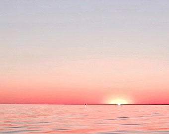 Puesta de sol líquida