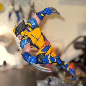 Wolverine by WICKED3D | 3D Printed Unpainted Resin Kit, Custom Scale Statue