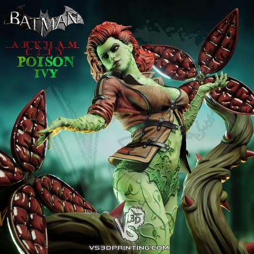 Poison Ivy Figurine - Etsy Poison Ivy Figurine - Etsy