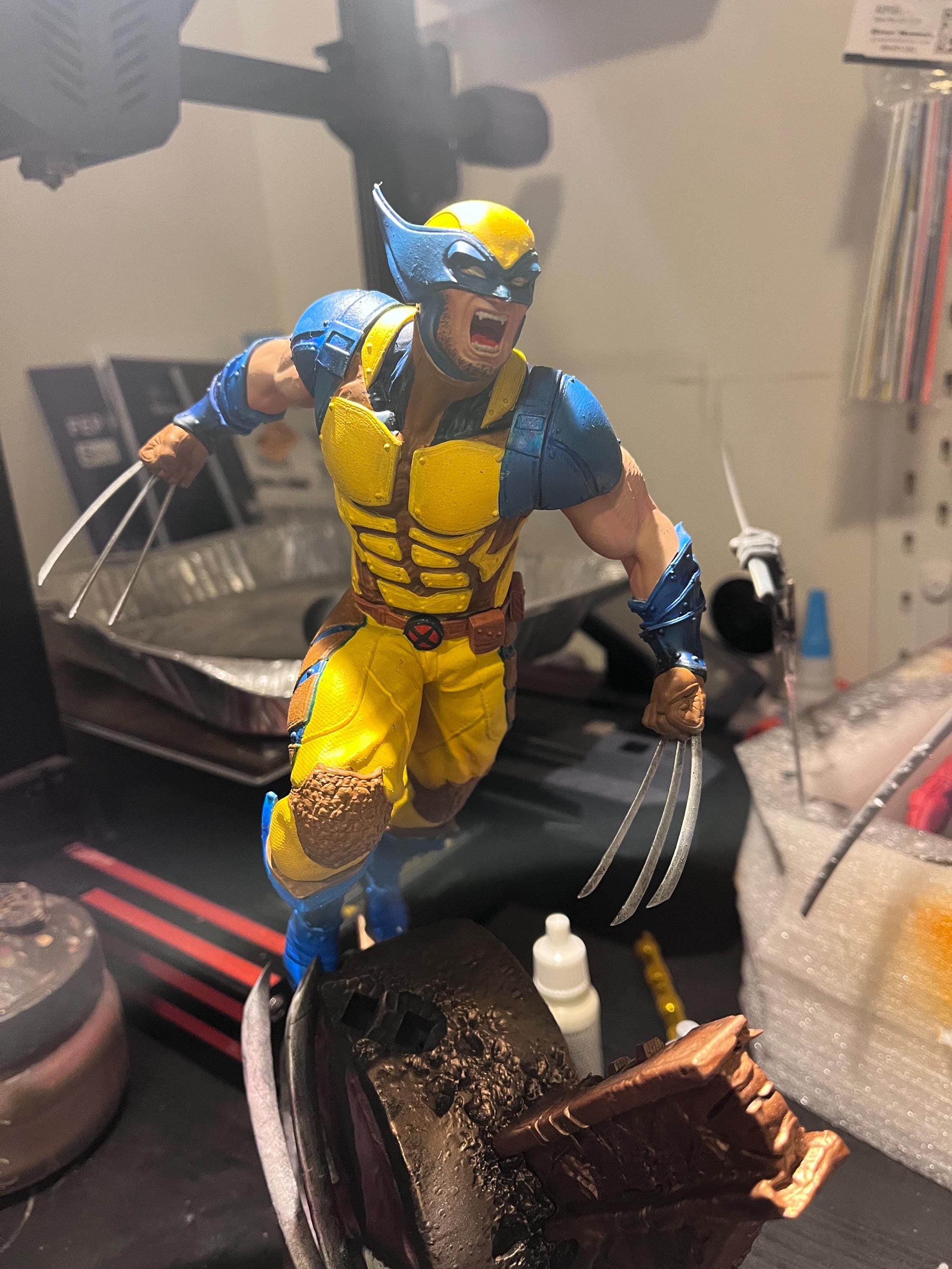 Deadpool Vs. Wolverine Painted Statue SANIX - Etsy