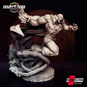 B3Dserk May Term: Martian Manhunter Sculpture For 3D Printing