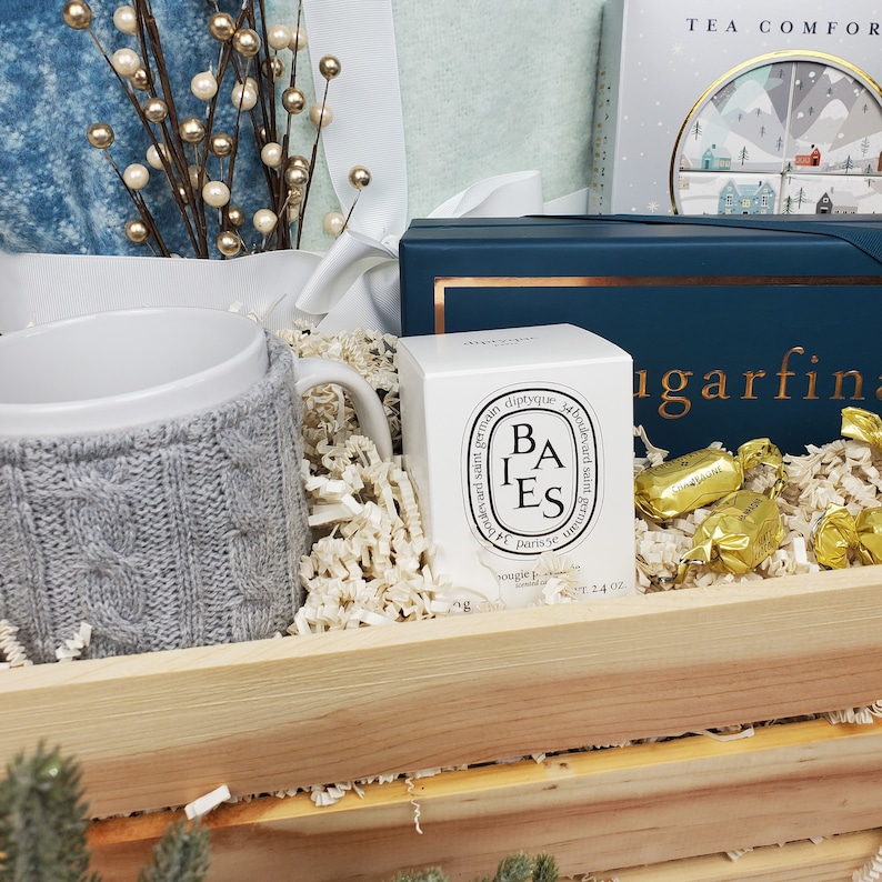 Luxury Christmas Gift Basket Holiday Gift Box Corporate Etsy