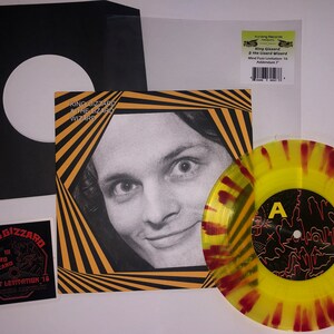 ONE LEFT! King Gizzard and the Lizard Wizard, Mind Fuzz Levitation '16 Addendum Tri-Color, Serial Numbered 7" vinyl record