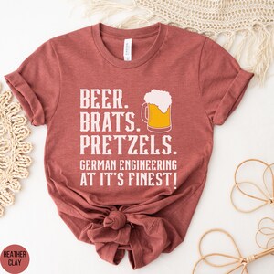 T-shirt Humour Bière Oktoberfest - Design Marrant - Coupe Classique - Coton Léger