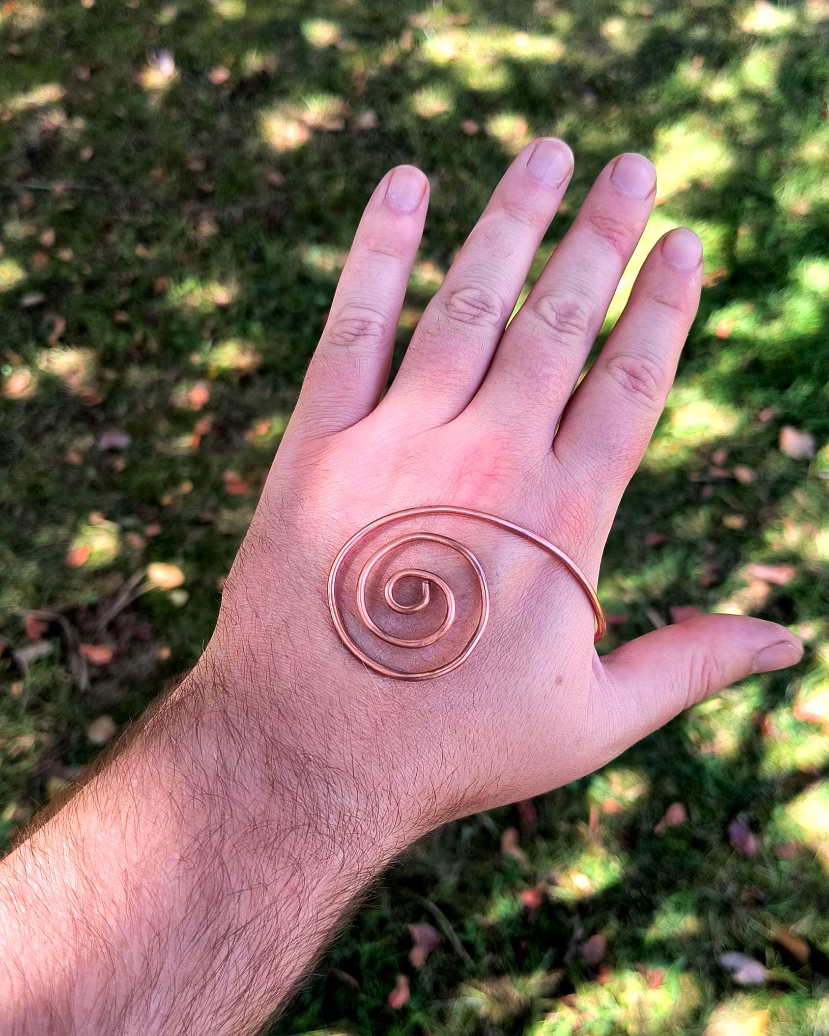 Handbreadth Cubit Reiki Copper Hand Spirals| Sacred Cubit 144 Mhz Physical Pain Healing ...