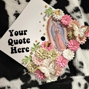 Décoration pour diplômés Virgen De Guadalupe préfabriquée