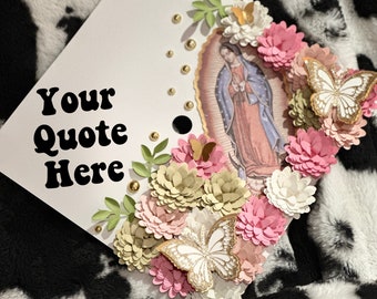 Pre-Made Virgen De Guadalupe Grad Topper