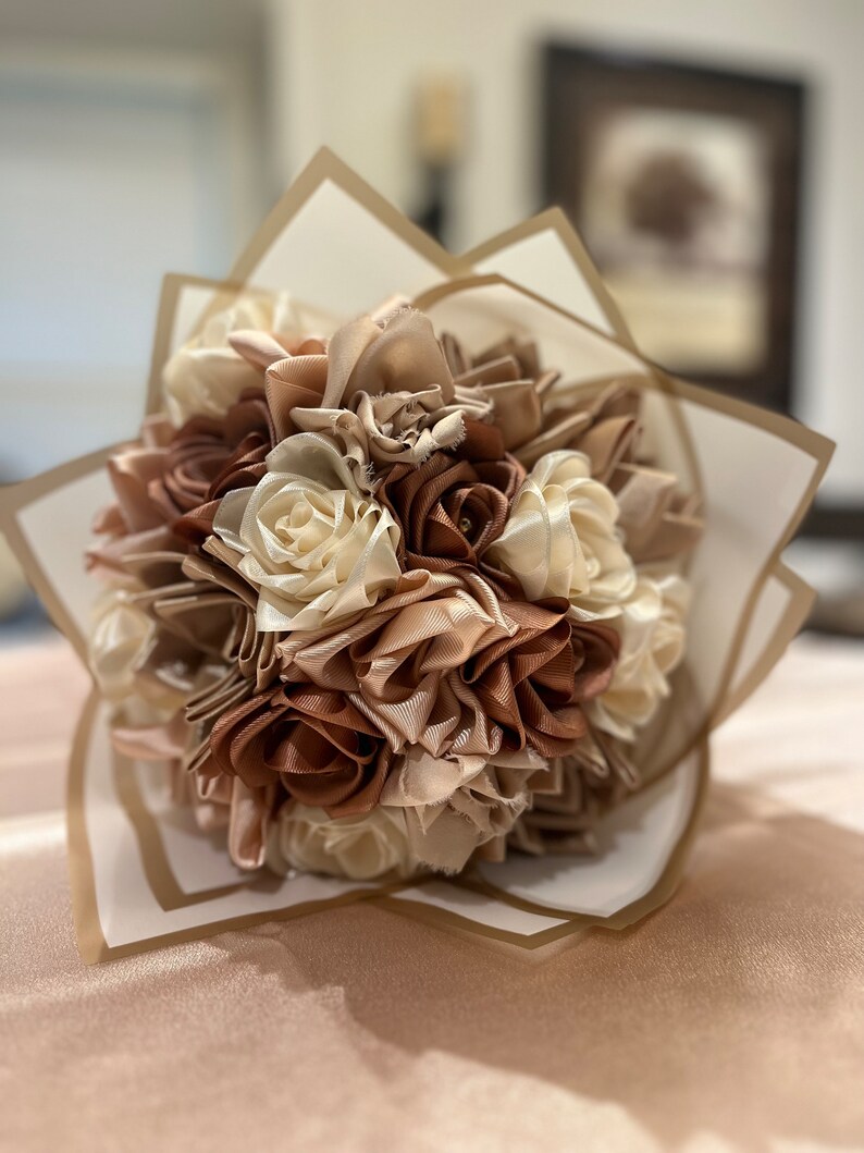 Eternal Ribbon Bouquet Etsy