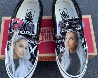 ariana grande custom vans