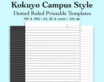 Kokuyo Template For Field Notebook Blue - tokopie