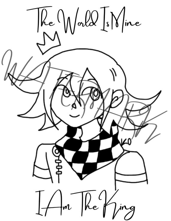 Danganronpa V3 Danganronpa Printable Coloring Page Anime - Etsy
