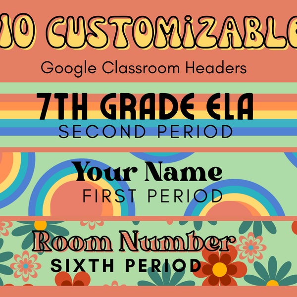 Classroom Banner Etsy