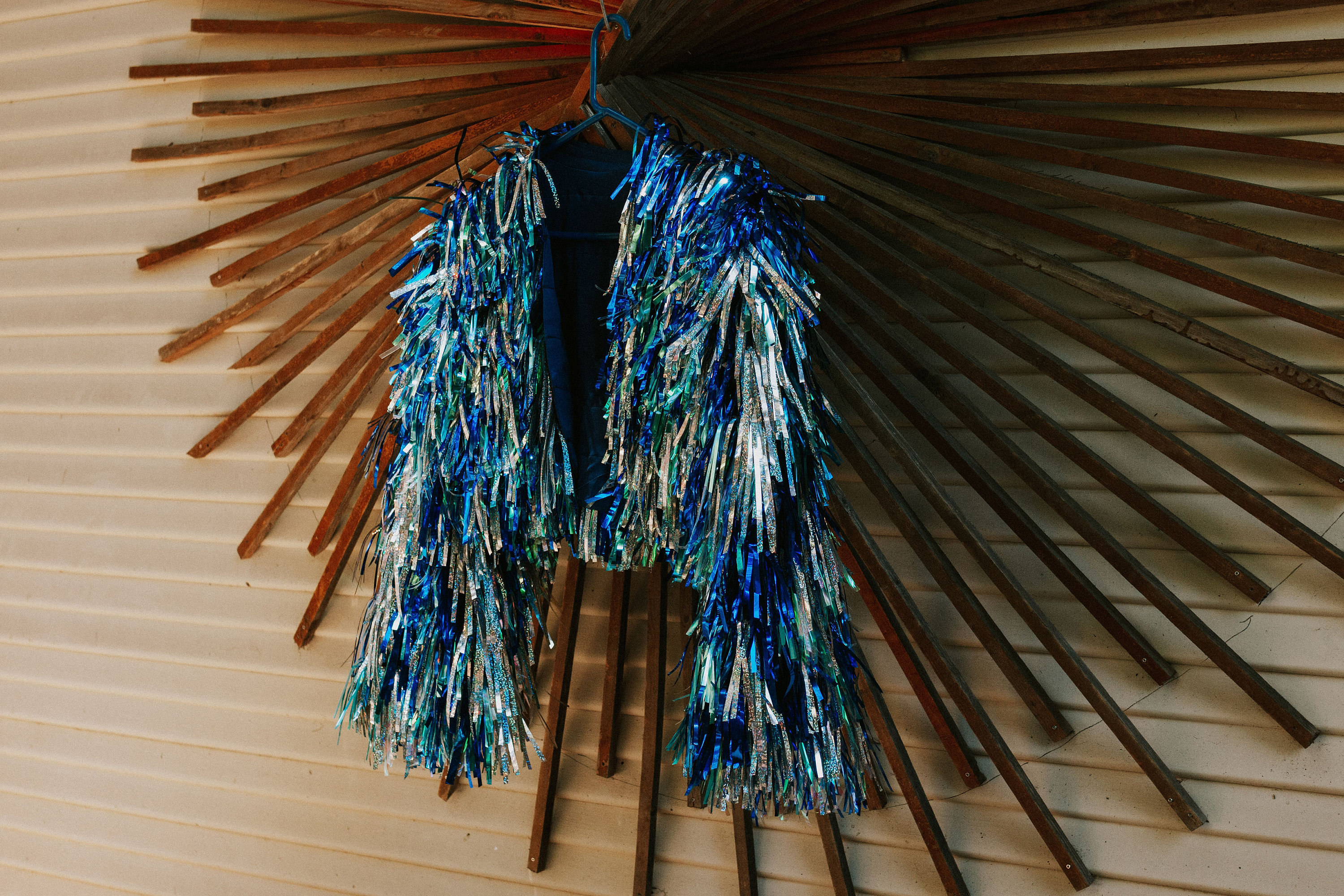 Custom Order Handmade Tinsel Fringe Jacket Etsy