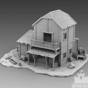 Wild West worker&#39;s house