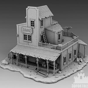 Wild West small saloon