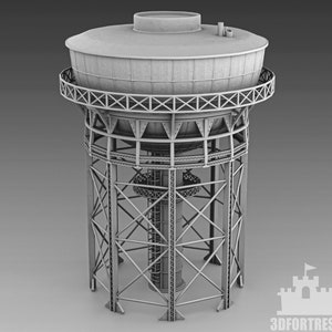 Water tower (STL)