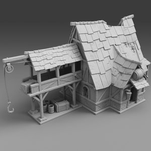A ruined building in the Pirate Bay