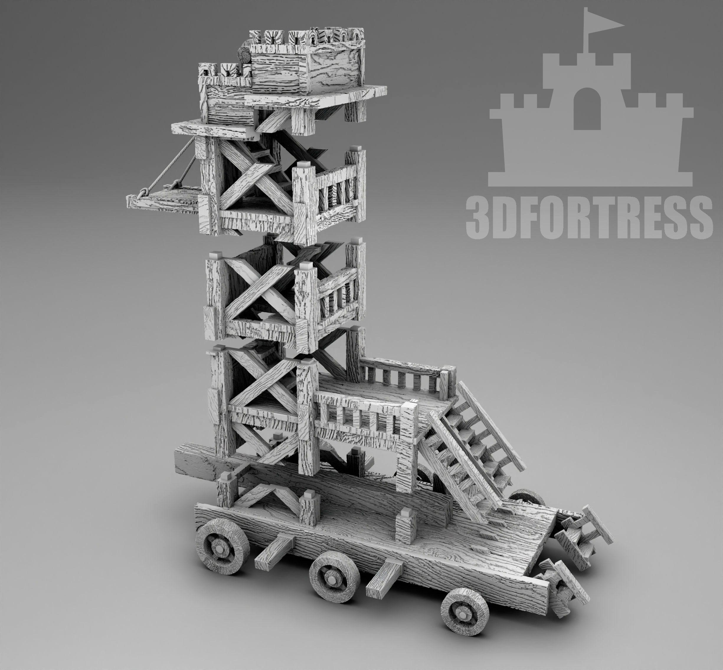 「buildings」type.C ancient ruins 佐伯泰典作② The Siege Tower - Etsy