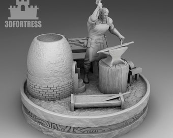 Viking Blacksmith (Stl)