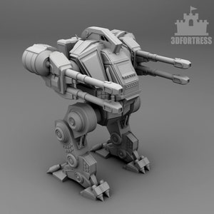 A robot with four barrels