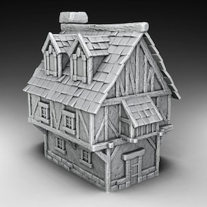 Casa medieval estilizada - stl
