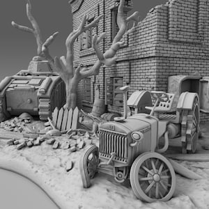 The ruin of the Second World War