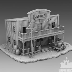 Wild West saloon