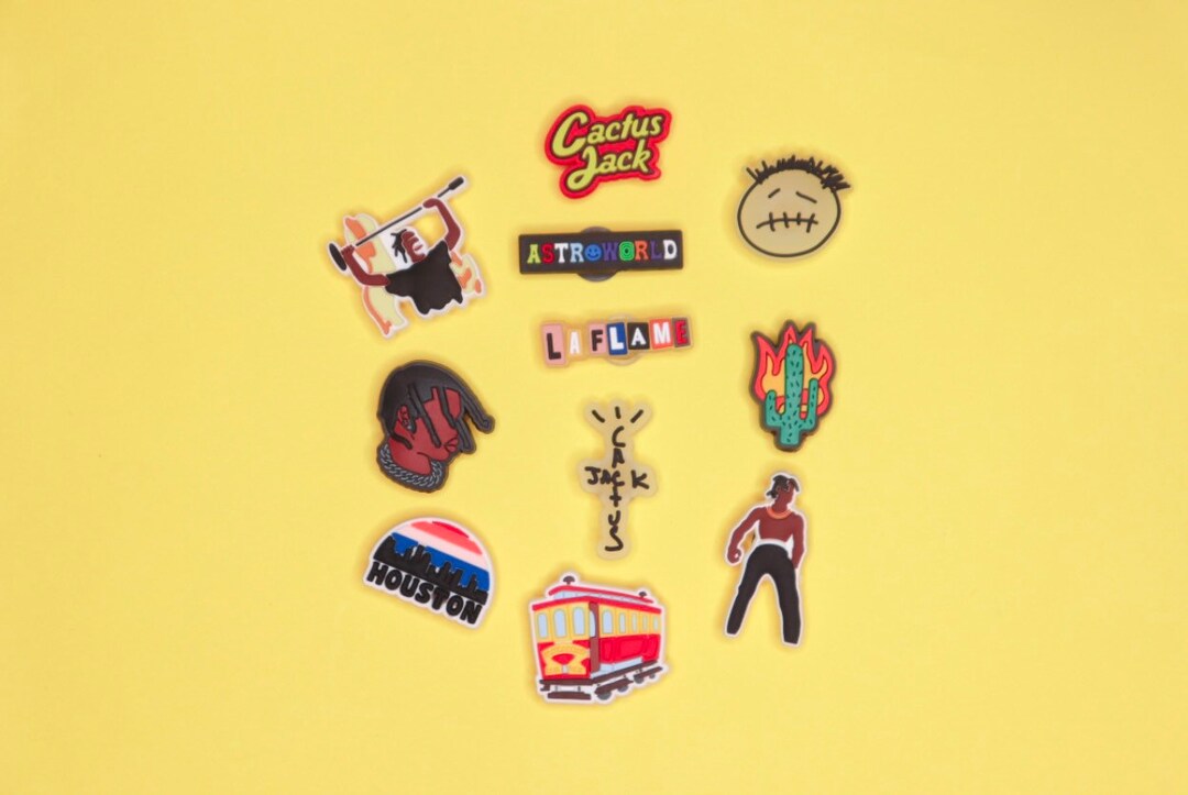 travis scott crocs charms