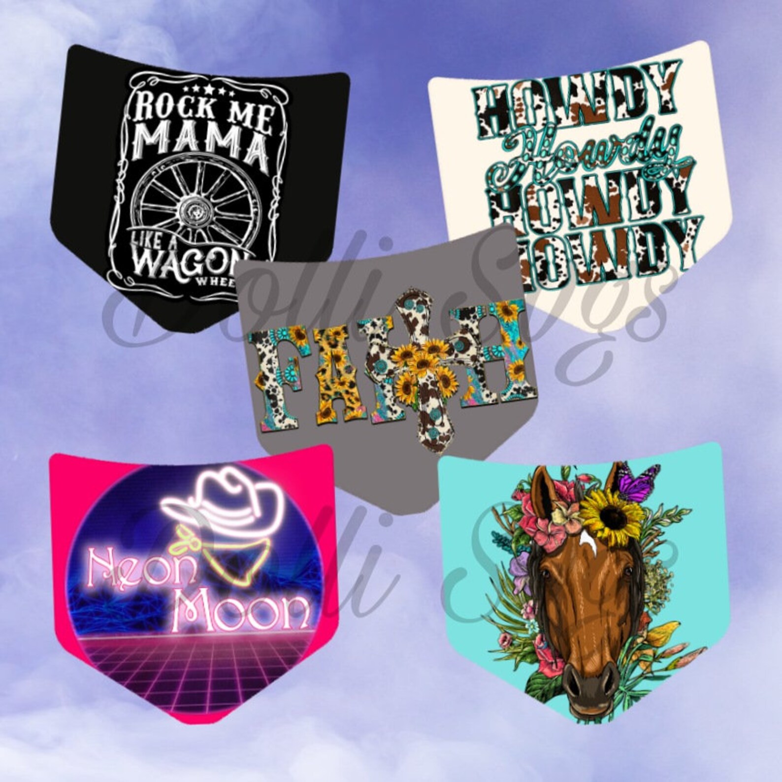 Svg Files for the Car Freshie Pocket Moldwestern Etsy