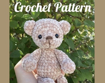 Crochet Teddy Bear Pattern PDF download