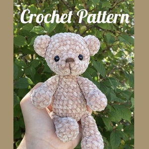 Crochet Teddy Bear Pattern PDF download