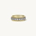 Anxiety Spinner Ring Handmade 925 Sterling Silver and 14K Gold Handmade ...