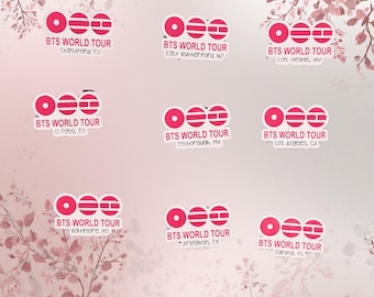 Inspired K-Pop  Concert Gifts 2026 | World Tour sticker collection