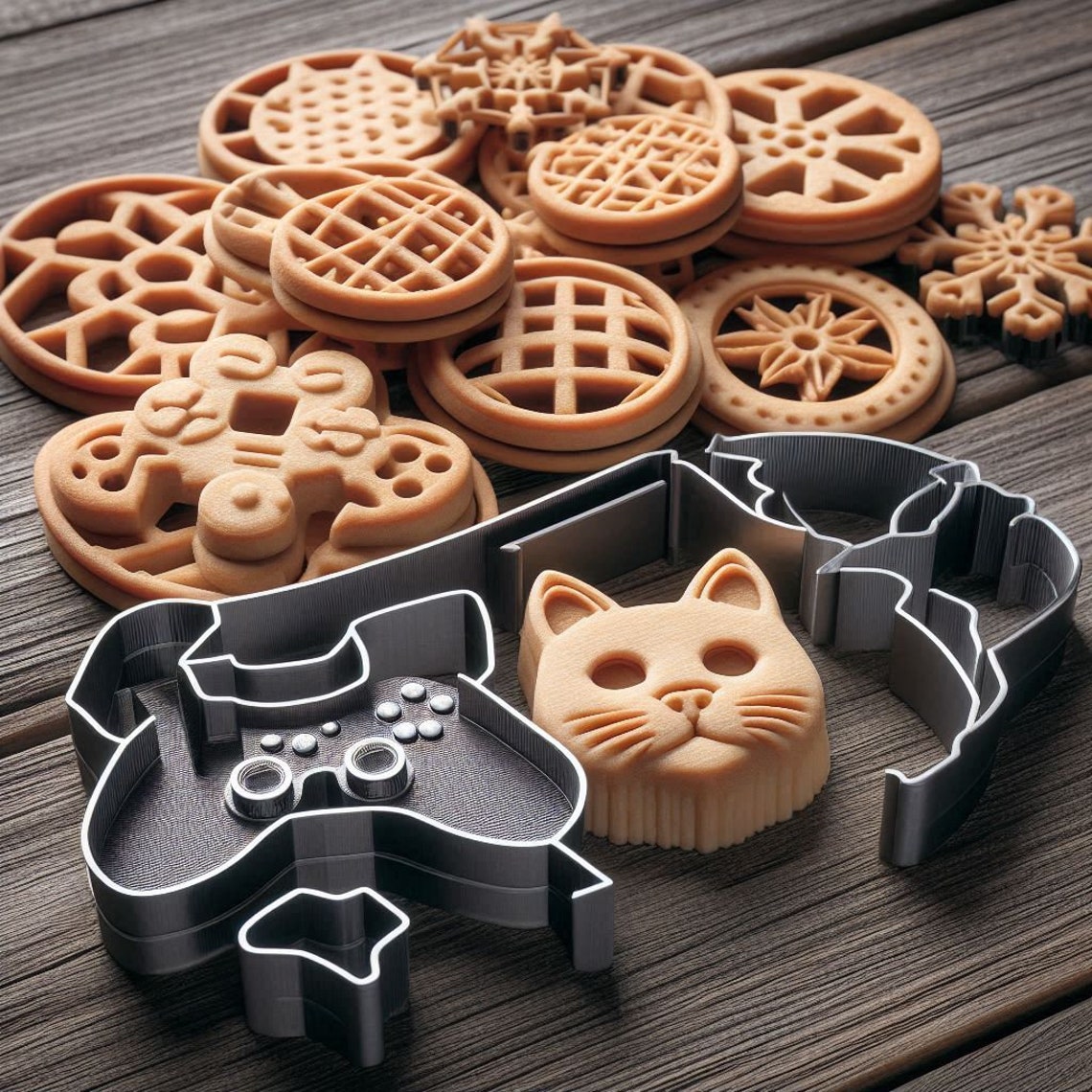 Custom 3D Printed Cookie Cutter Personalized Shapes PLA Etsy